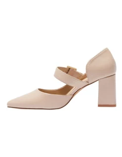 Brand new 🧨 Jane Debster Giselle Heeled Shoes In Blush Glove 👍 -Chic Highheels Store unnamed file 5599