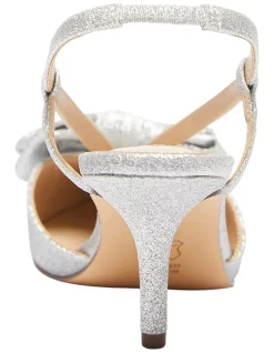 Best deal 🎉 NINA Teddy Heeled 💯 Shoes In New Silver Glitter ❤️ -Chic Highheels Store unnamed file 5608