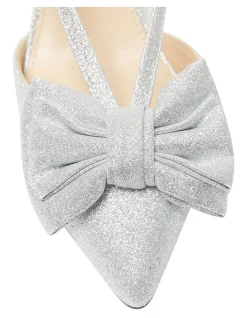 Best deal 🎉 NINA Teddy Heeled 💯 Shoes In New Silver Glitter ❤️ -Chic Highheels Store unnamed file 5610