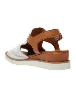 Buy ⌛ Easy Steps Dusk 😀 Sandals In White/Tan Glove ✔️ -Chic Highheels Store unnamed file 562