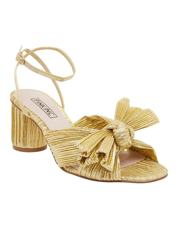 New β Pink Inc Secret Gold Metallic π Sandals π 2 New β Pink Inc Secret Gold Metallic π Sandals π - Image 2