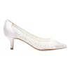 Cheap ⭐ Alan Pinkus Spritz Ivory Satin Pump ✨