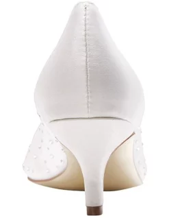 Cheap ⭐ Alan Pinkus Spritz Ivory Satin Pump ✨ -Chic Highheels Store unnamed file 5694