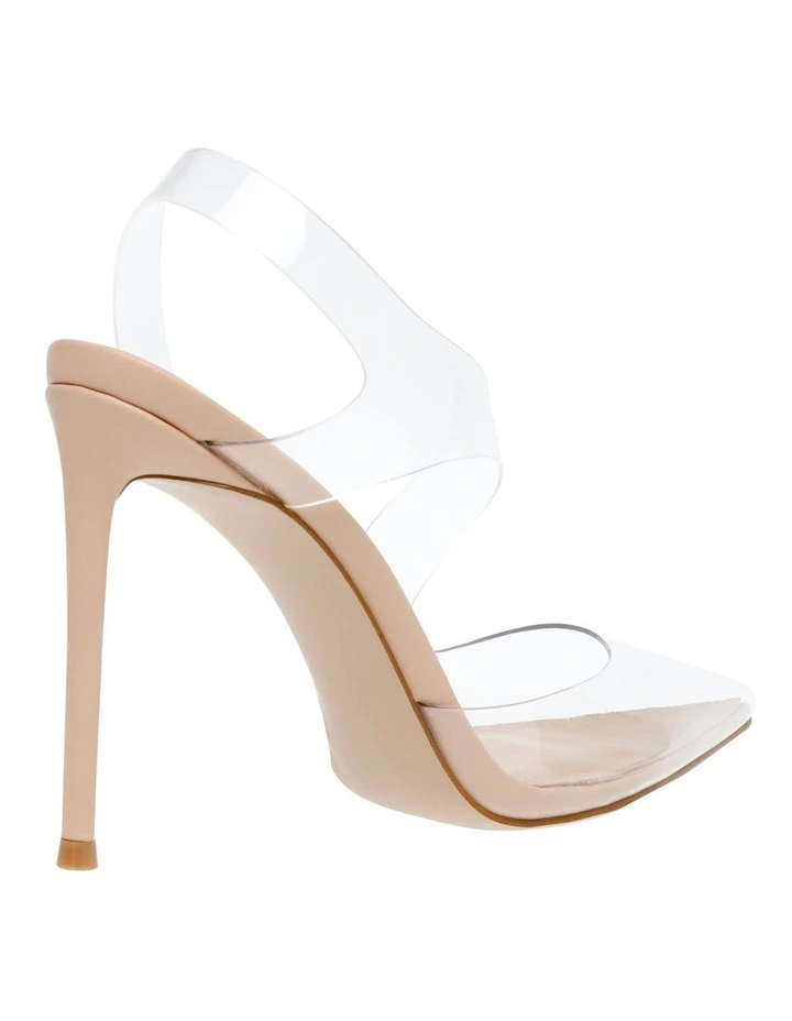 Outlet π€© Steve Madden Vienne Clear Heel In Nude β€οΈ 3 Outlet π€© Steve Madden Vienne Clear Heel In Nude β€οΈ - Image 3