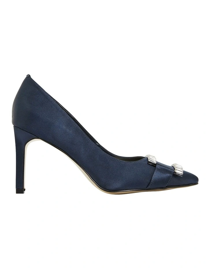 Hot Sale ✔️ Alan Pinkus Ruby Navy Satin Heeled Shoes ✔️ 1 Hot Sale ✔️ Alan Pinkus Ruby Navy Satin Heeled Shoes ✔️