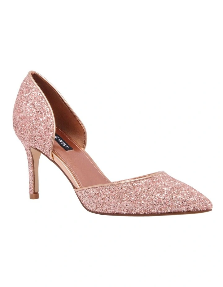 Cheap π Nine West Menlo Glitter Pump In Rose Gold β¨ 2 Cheap π Nine West Menlo Glitter Pump In Rose Gold β¨ - Image 2