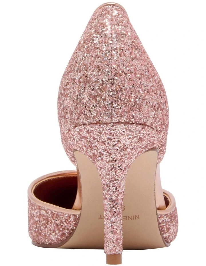 Cheap π Nine West Menlo Glitter Pump In Rose Gold β¨ 4 Cheap π Nine West Menlo Glitter Pump In Rose Gold β¨ - Image 4