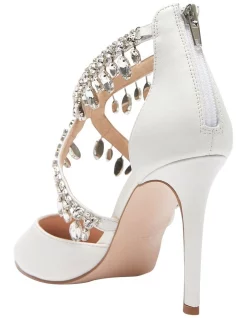 Best reviews of ✨ Pink Inc Belle Kid Heeled Shoes In White 😍 -Chic Highheels Store unnamed file 5755