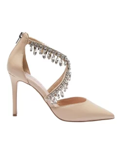Deals 🔔 Pink Inc Belle Kid Heeled Shoes In Beige 🔔