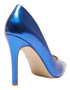 New 🤩 Ravella Harbour Heeled Shoes In Metallic Blue ⭐ -Chic Highheels Store unnamed file 5767
