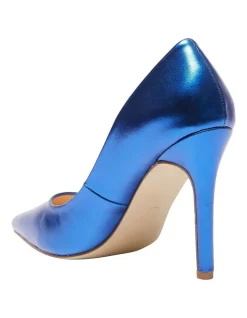 New 🤩 Ravella Harbour Heeled Shoes In Metallic Blue ⭐ -Chic Highheels Store unnamed file 5769