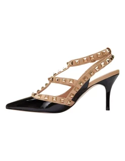 Hot Sale ⭐ Pink Inc Sphinx Black Patent/Nude Pump 🎁 -Chic Highheels Store unnamed file 5817