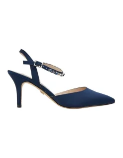 Best Pirce 🎉 NINA Tonya Navy Satin Pump 🌟