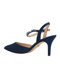 Best Pirce 🎉 NINA Tonya Navy Satin Pump 🌟 -Chic Highheels Store unnamed file 5834
