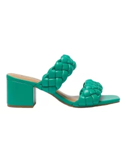 Promo 👍 Ravella Remi Smooth Sandals In Green ⭐