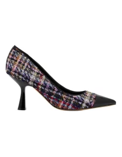 Budget 🎁 Nine West Hippa Multi Check Pumps ⭐