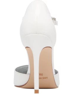 Cheap 😍 Nine West Fabulou White Pumps ✔️ -Chic Highheels Store unnamed file 6297