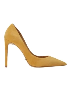 Budget β€οΈ Tony Bianco Anja Heels In Yellow Desert Suede π