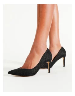 Deals ❤️ Collection Alexa Black Heeled 🌟 Shoes 😀