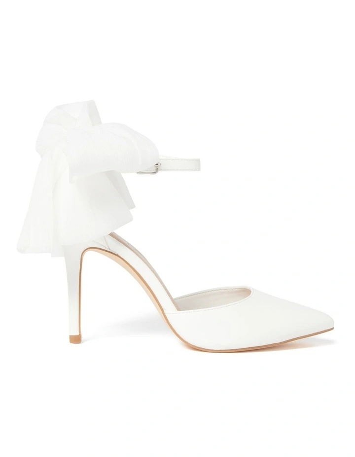 Promo π Forever New Delaney Bow Stiletto Pump In Cream π 1 Promo π Forever New Delaney Bow Stiletto Pump In Cream π