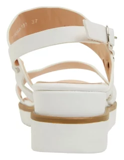 Cheap 🛒 Ravella Dayton White Smooth Sandals 🛒 -Chic Highheels Store unnamed file 644