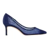 Cheap ⭐ NINA Niley Navy Luster Satin Heeled 🔥 Shoes ✔️