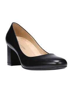 Brand new ❤️ Naturalizer Whitney Black Leather Block Heel Pumps 👏 -Chic Highheels Store unnamed file 6681
