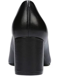 Brand new ❤️ Naturalizer Whitney Black Leather Block Heel Pumps 👏 -Chic Highheels Store unnamed file 6684