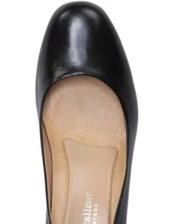 Brand new ❤️ Naturalizer Whitney Black Leather Block Heel Pumps 👏 -Chic Highheels Store unnamed file 6685