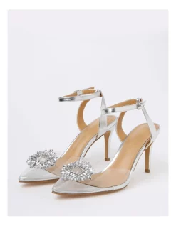 Coupon 🥰 Collection Bestie Heeled 👍 Shoes In Silver ⭐ -Chic Highheels Store unnamed file 6762