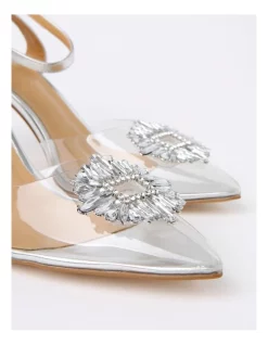 Coupon 🥰 Collection Bestie Heeled 👍 Shoes In Silver ⭐ -Chic Highheels Store unnamed file 6763