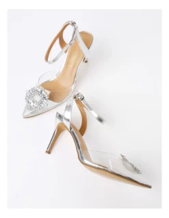 Coupon 🥰 Collection Bestie Heeled 👍 Shoes In Silver ⭐ -Chic Highheels Store unnamed file 6764