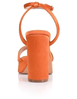 Deals 🎉 Siren Orion Satin Platform Heels In Orange 🛒 -Chic Highheels Store unnamed file 6815