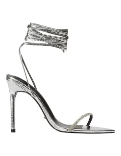 Coupon βοΈ Tony Bianco Makai Heels In Silver Foil β
