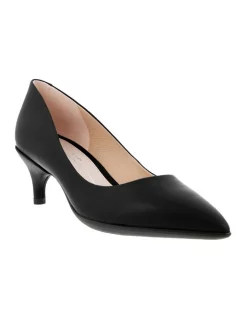 New 🔔 ECCO Shape Stiletto 45 Pump In Black ❤️