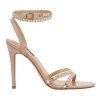 Cheapest 🛒 Nine West Mona-A Sandals In Rose Gold 🧨