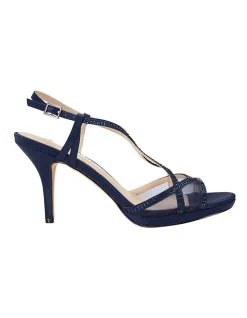 Best deal β€οΈ NINA Blossom Navy Satin Pump β¨
