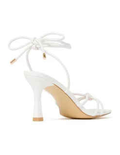 Hot Sale 🔔 Forever New Tiana Ankle Wrap Heel In White 😉 -Chic Highheels Store unnamed file 7259