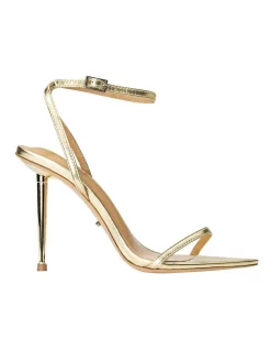 Cheapest ⭐ Tony Bianco Myra Gold Nappa Metallic ❤️ Heels 💯