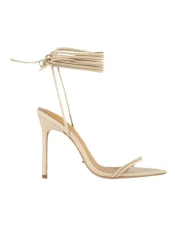 Cheapest 😀 Tony Bianco Millie Vanilla Snake Heels 🧨