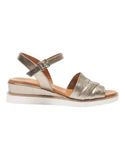 Budget β Easy Steps Dawn Sandals In Pewter Metallic π