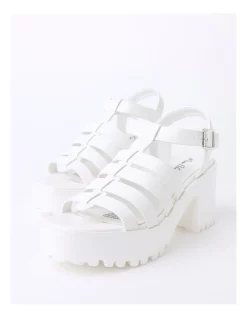 Wholesale 🥰 Miss Shop Kitten Sandal In White 🥰 -Chic Highheels Store unnamed file 894