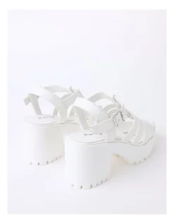 Wholesale 🥰 Miss Shop Kitten Sandal In White 🥰 -Chic Highheels Store unnamed file 895