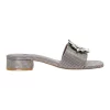 Deals ⌛ Dune London Nailah ⭐ Sandal In Pewter ✔️