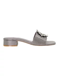 Deals ⌛ Dune London Nailah ⭐ Sandal In Pewter ✔️